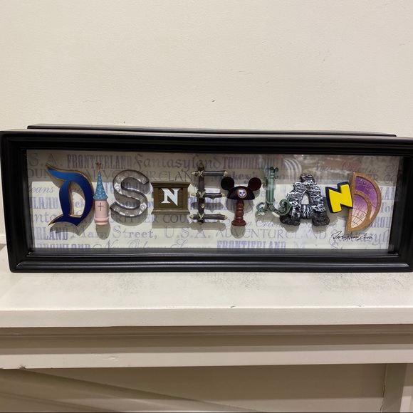 Disney Wall Art Land Shadow Box Home Decor Poshmark